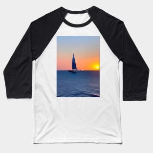 WATERY SUNSET Baseball T-Shirt